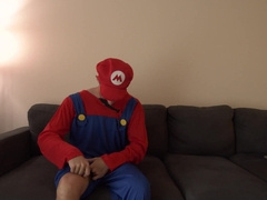 Mario Displaying Hefty Prick POINT OF VIEW