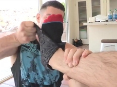 Daddy Smell His Son Sweaty Sock