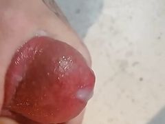 Cumming big loads and sustained orgasms means lots of cum
