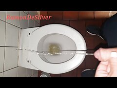 Master Ramon fulfills a slave's wish in a public toilet and he was then allowed to lick everything clean, why not