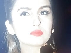 Huma Qureshi Cum & Spit Tribute