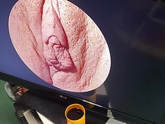 Veronica Shows Clit to Help!