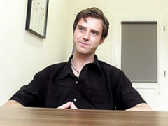 Playful guy earns a facial after hardcore anal