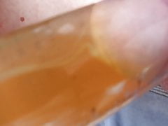 2020-02-23 - pee filled condom in penis pump