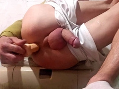 Round, locker room, crossdresser anal