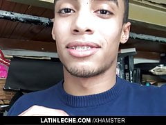 LatinLeche - Latin Boy with Braces take messy facial