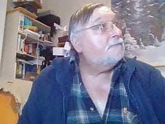 grandpa stroke on webcam
