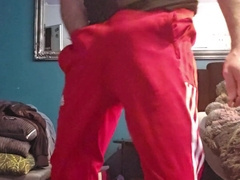 Grind arse bandit jacks off