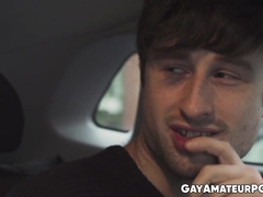 Strangers Drew Dixon and Michael Boston get naughty in the backseat