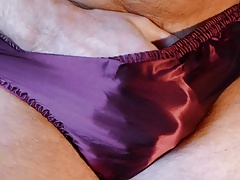 More creamy cum overflowing from my uncut cock