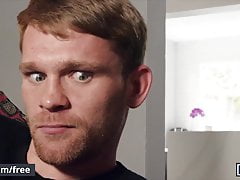Blond Guy Takes A Deepthroat Blowjob To His Friend Offers