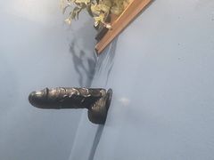 Horny huge dildo