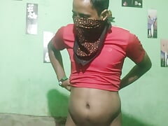 Night me horny ladka Apne lund se Khel Raha hai
