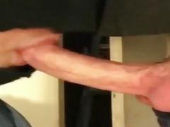 silently drinking ejaculation from a pulsating328