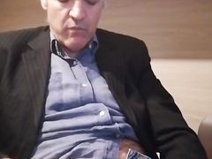 Striptease, piss and a long handjob