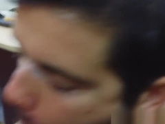 Straight amateur cocksucking at pawnshop