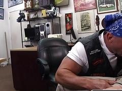 He acts like a tough dude, but he takes a cock like he was made for it