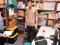 Skinny Twink Shoplifter Fucked By Store Security