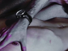 gave the stud a mitt job on his bone - Patrick Rici