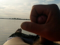 Masturbating bech