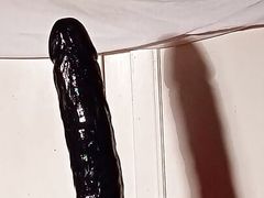 I ride my medium dildo
