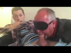 Young boy sucked by old