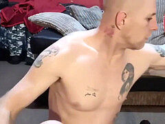 Sex toy, going knuckle deep, gaping