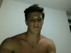 Cutie Str8 Italian Shows His Bubble Ass On Doggie 1st Time