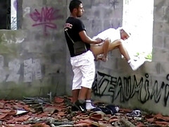 Dominated by straight guy outdoor