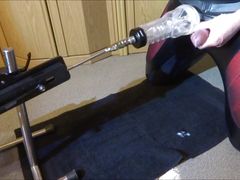 Machine fleshlight fuck and cum