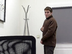 Jacked-up, hairy hottie fucked in the ass