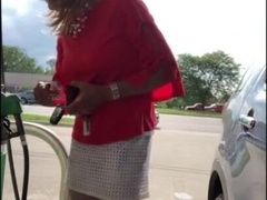 Crossdresser Fun at the Gas Station12ghj