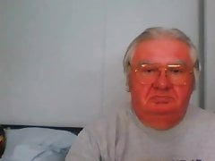 grandpa stroke on webcam