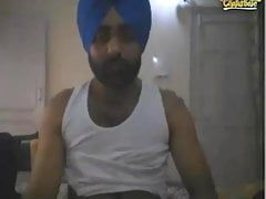 Sardar Sikh Jerk And Cum