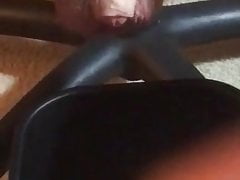 Beautiful Grandpa in Chair Pee Trash Bin