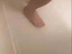 Gym shower wank