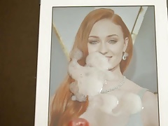 Sophie Turner cumtribute - march 2016