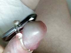 Hands Free Cum With Mini Vibrator On My Cock