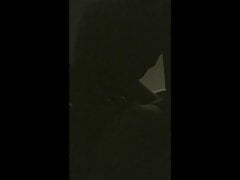 Playing with a friend in the dark