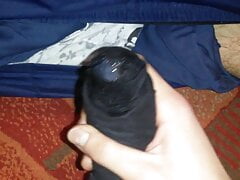 cumming inside Mom just worn pantyhose (38 size feet)