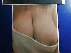 DOUBLE CUM TRIBUTE ON HIS N N BIG TITS WITH SURPRISE