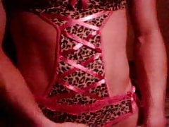 young cute stud is being crossdressed for the first time