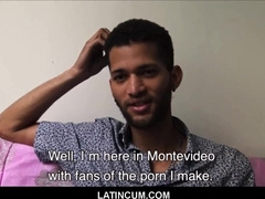 First-timer Thin Latino Fellow Paid Cash To Penetrate Camera Boy POINT OF VIEW