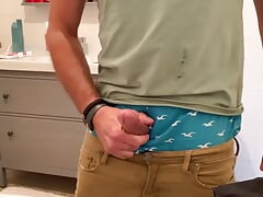 Jerking off, Edging in My Boxers, Jeans, Try a Cockring, Unedited