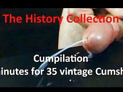 The Uncut Cock History Collection - Vintage Cumpilation 5 minutes for 35 Cumshots