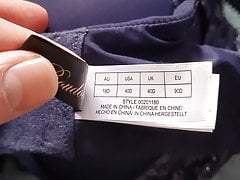 Cum on my wifes big cups bra 90D 60 fps