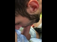Hungry builder sucking dick 6