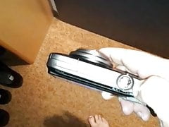 male slave nude hotel hallway clamps at nipples and cock