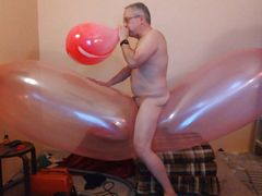 Balloonbanger 83) Ride Hump Pop Giant Blimp Balloon!