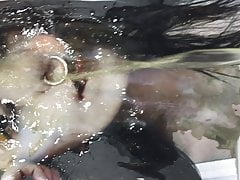 cumtribute to a pierced Emo Goth Whore
